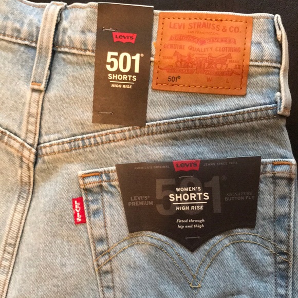 Levi’s® 501® Premium High Rise Shorts 29 - Picture 5 of 8